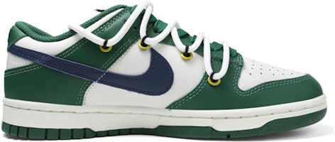【訂製球鞋】Nike Dunk Low 一抹白綠 雙鞋帶 清新 簡約 百搭 低幫 板鞋 女款 白綠 Lookbook 【訂製球鞋】Nike Dunk Low 一抹白綠 雙鞋帶 清新 簡約 百搭 低幫 板鞋 女款 白綠
