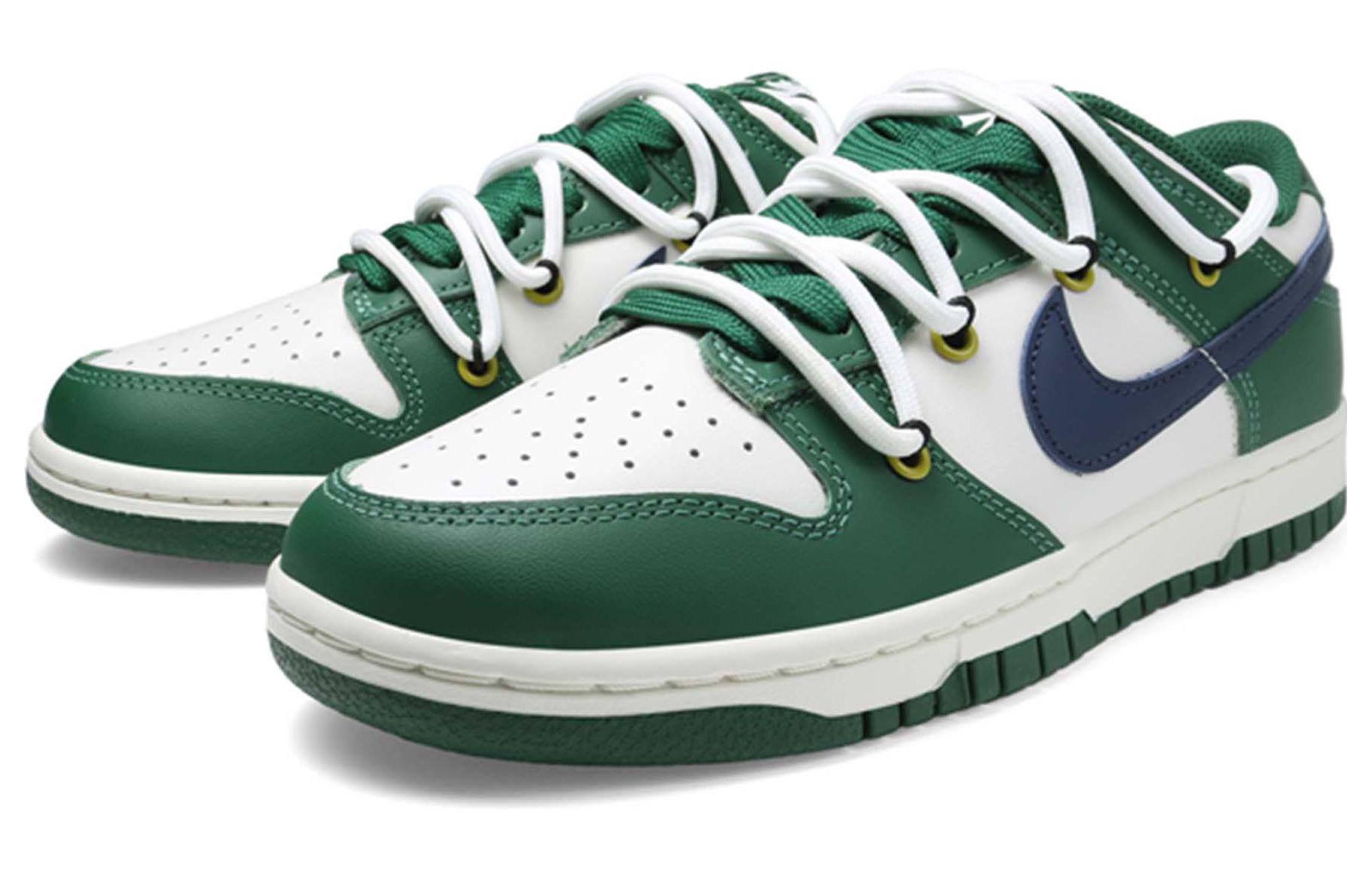 Shop (W) [Kasut Custom] Nike Dunk Low 'Putih Hijau Segar' DD1503-300(Team36-女款一抹白绿QD)