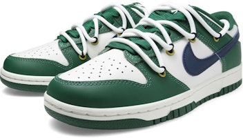 【訂製球鞋】Nike Dunk Low 一抹白綠 雙鞋帶 清新 簡約 百搭 低幫 板鞋 女款 白綠 Shop 【訂製球鞋】Nike Dunk Low 一抹白綠 雙鞋帶 清新 簡約 百搭 低幫 板鞋 女款 白綠