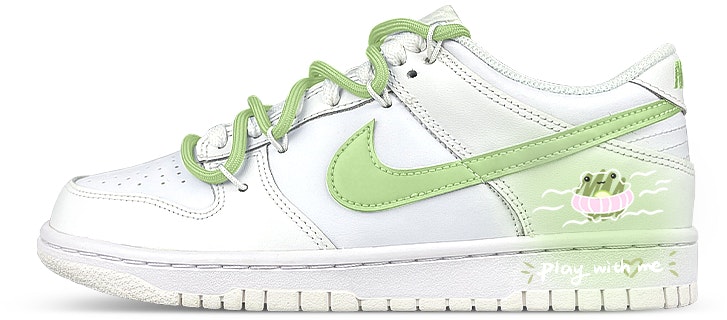 custom-shoes-women-nike-dunk-low-frog-tie-dye