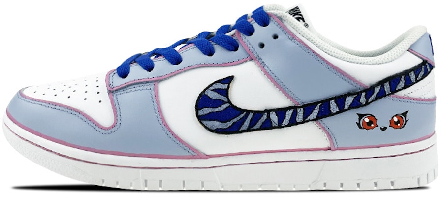 【客製球鞋】Nike Dunk Low 是在玩鞋 數碼寶貝 加布獸 卡通 童趣 低筒 板鞋 女款 白紫 Buy 【客製球鞋】Nike Dunk Low 是在玩鞋 數碼寶貝 加布獸 卡通 童趣 低筒 板鞋 女款 白紫