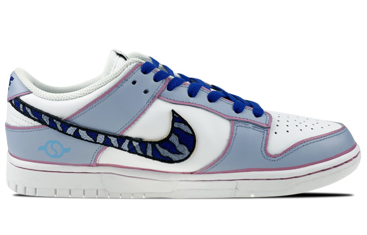 Order 【客製球鞋】Nike Dunk Low 是在玩鞋 數碼寶貝 加布獸 卡通 童趣 低筒 板鞋 女款 白紫