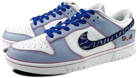【客製球鞋】Nike Dunk Low 是在玩鞋 數碼寶貝 加布獸 卡通 童趣 低筒 板鞋 女款 白紫 Lookbook 【客製球鞋】Nike Dunk Low 是在玩鞋 數碼寶貝 加布獸 卡通 童趣 低筒 板鞋 女款 白紫