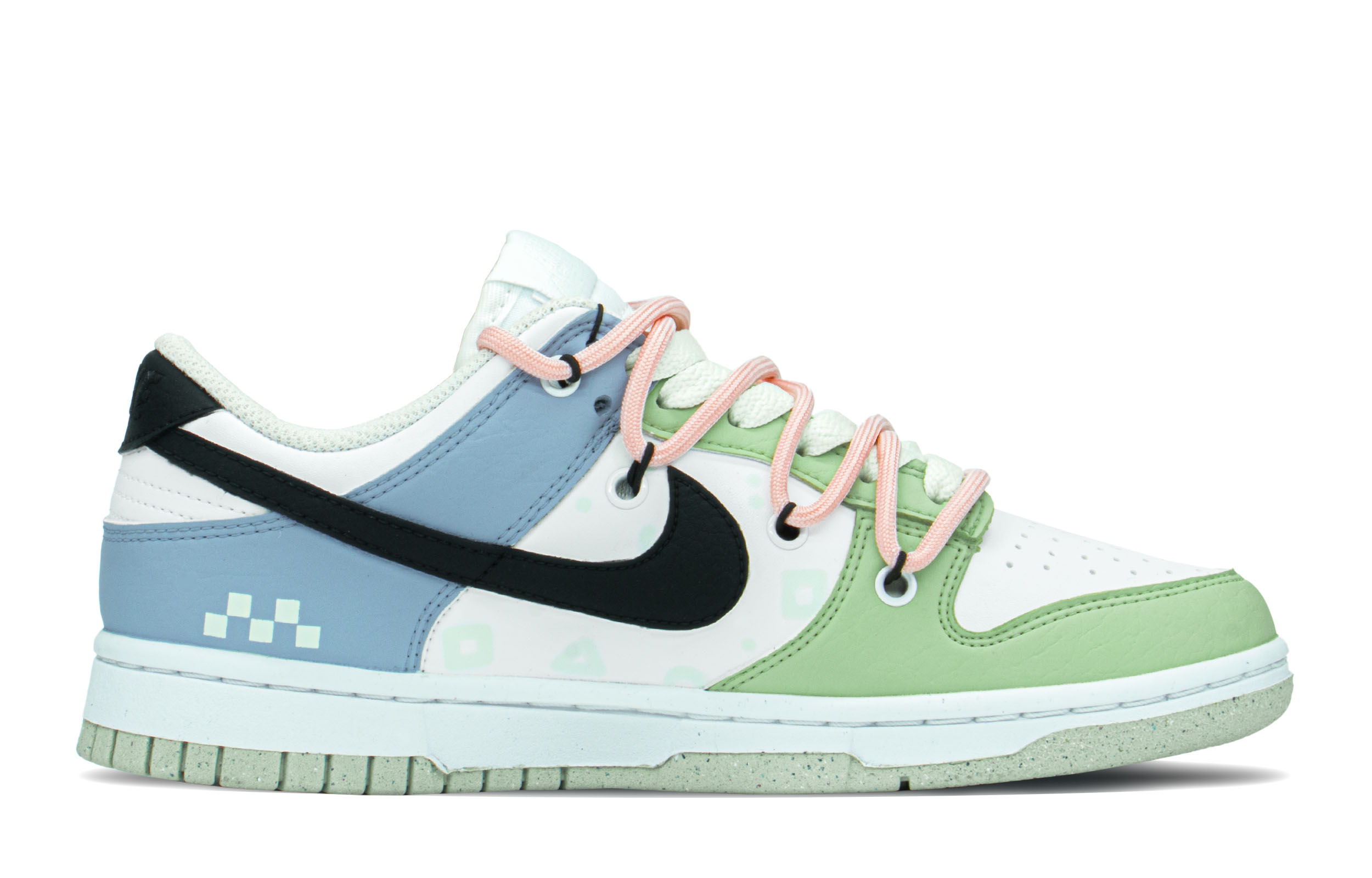 Order (W) [Sepatu Kustom] Nike Dunk Low 'Kontroler Game Biru Hijau' DN1431-102(TeamA-DK蓝绿电玩女S-BOX)