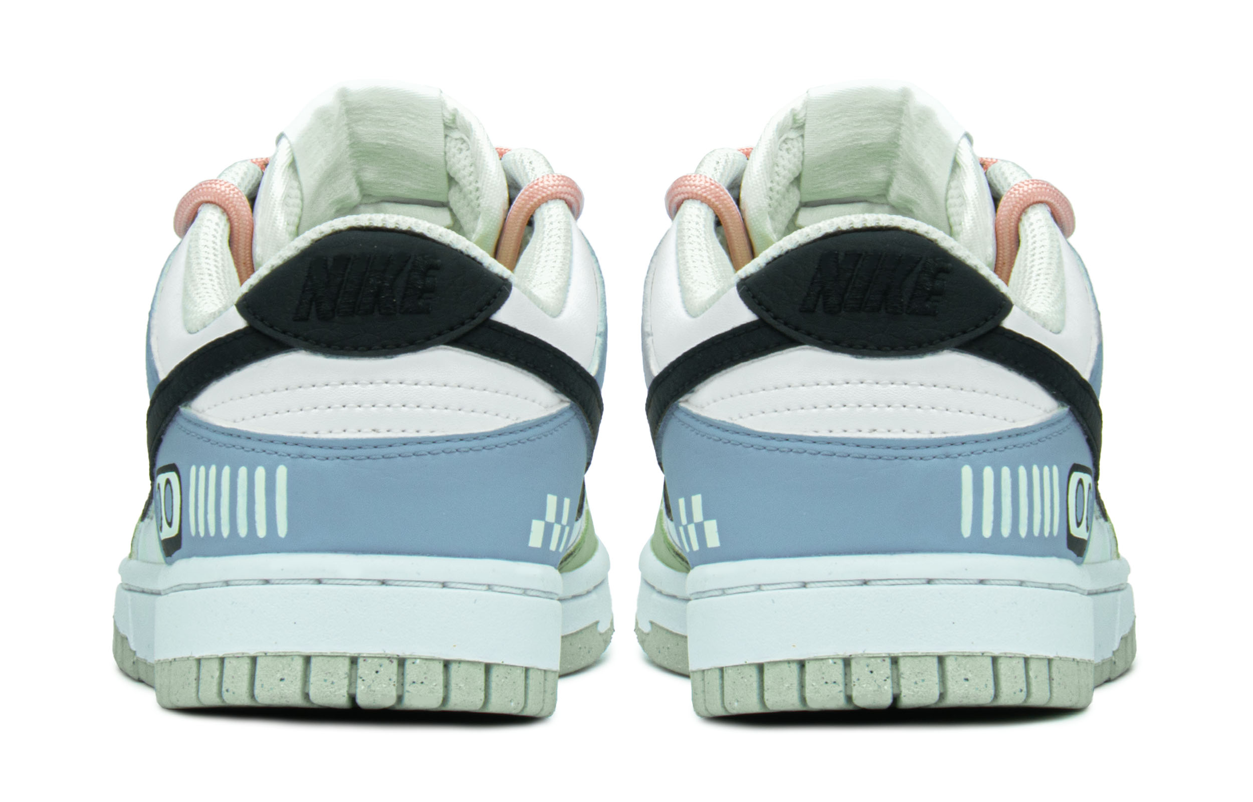 Purchase (W) [Sepatu Kustom] Nike Dunk Low 'Kontroler Game Biru Hijau' DN1431-102(TeamA-DK蓝绿电玩女S-BOX)