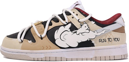 【訂製球鞋】Nike Dunk Low 達文西訂製 禮盒 加菲貓 塗鴉 簡約 百搭 舒適 低筒 板鞋 女款 米棕 Buy 【訂製球鞋】Nike Dunk Low 達文西訂製 禮盒 加菲貓 塗鴉 簡約 百搭 舒適 低筒 板鞋 女款 米棕