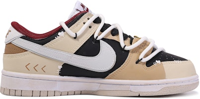 【訂製球鞋】Nike Dunk Low 達文西訂製 禮盒 加菲貓 塗鴉 簡約 百搭 舒適 低筒 板鞋 女款 米棕 Order 【訂製球鞋】Nike Dunk Low 達文西訂製 禮盒 加菲貓 塗鴉 簡約 百搭 舒適 低筒 板鞋 女款 米棕