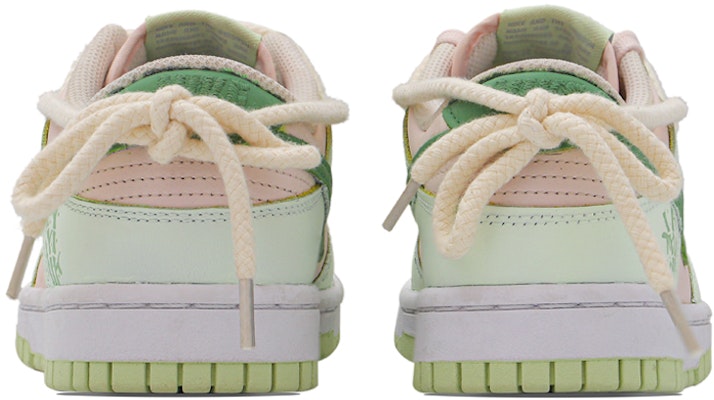 【訂製球鞋】 Nike Dunk Low 竹子 溫柔 清新 休閒 低筒 板鞋 女款 白綠粉 Shop 【訂製球鞋】 Nike Dunk Low 竹子 溫柔 清新 休閒 低筒 板鞋 女款 白綠粉