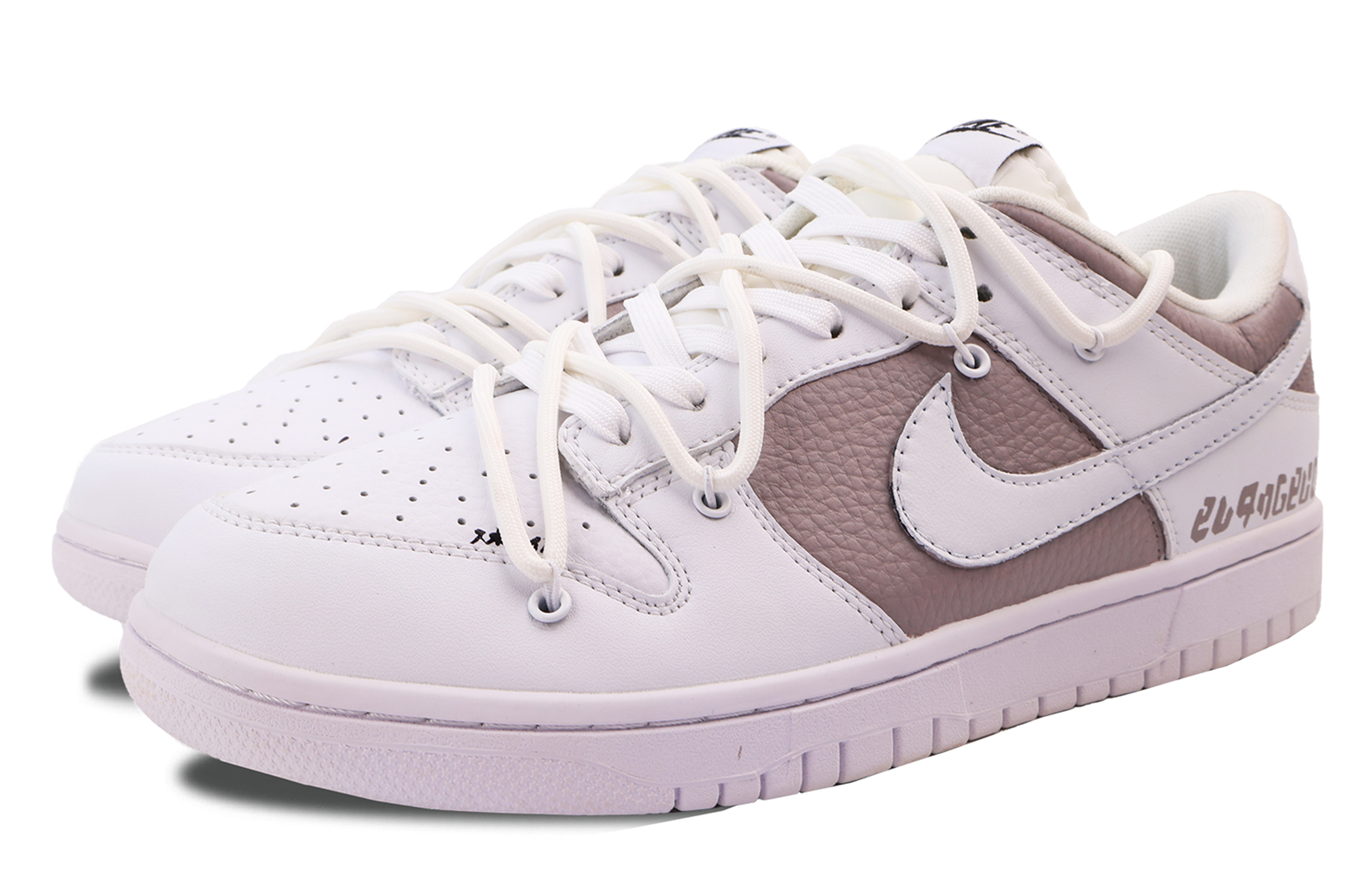 Lookbook (W) [カスタムシューズ] (女性) ナイキ ダンク ロー「ジェントルミルクパウダー」 DD1503-103(Team53-女款温柔奶风)