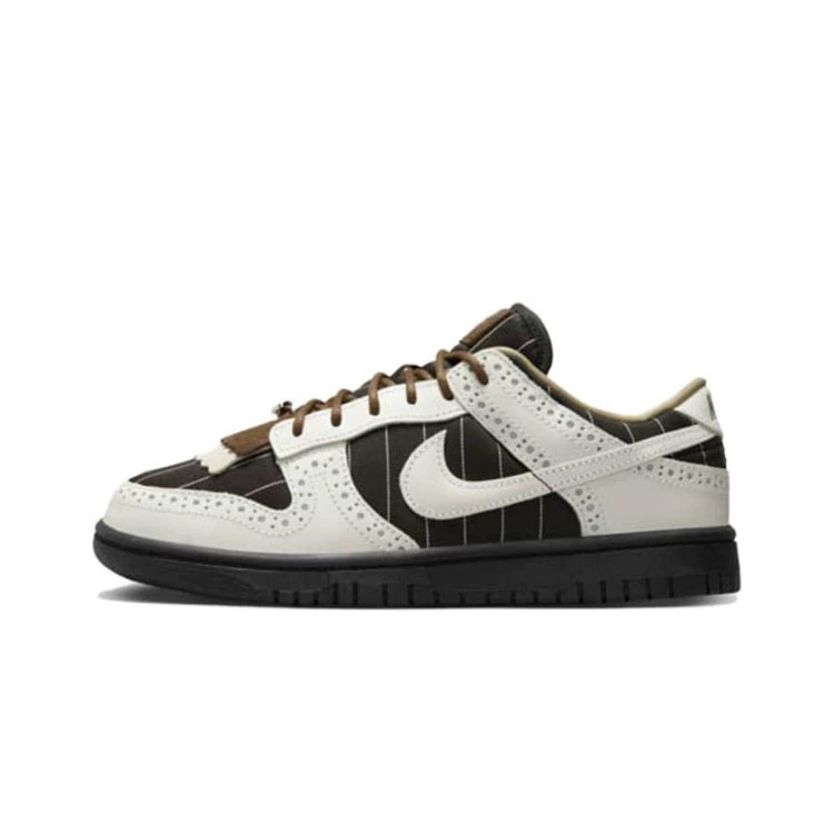 Cheap (W) [Kasut Kustom] Nike Dunk Low 'Gentleman's Black' FV3642-010(Team81-男款绅士礼仪画册)