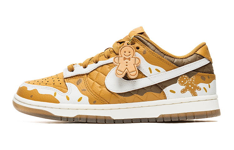 Buy (W) [Sepatu Kustom] Nike Dunk Low 'Gingerbread Chocolate Plaid' DX3374-700(TeamB-巧克力姜饼人S-BOX)