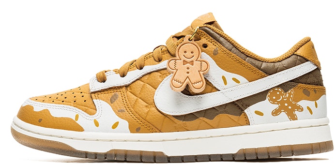 custom-shoes-women-nike-dunk-low-gingerbread-chocolate-plaid