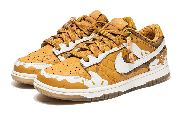 Lookbook (W) [Sepatu Kustom] Nike Dunk Low 'Gingerbread Chocolate Plaid' DX3374-700(TeamB-巧克力姜饼人S-BOX)