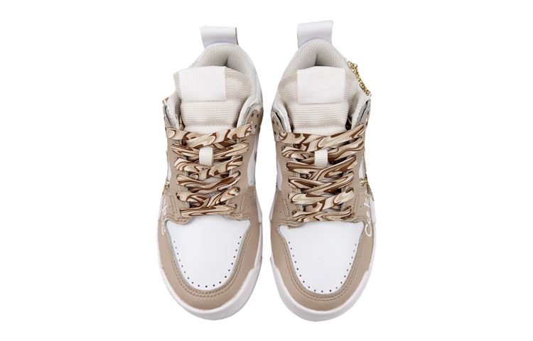 Shop (W) [Sepatu Custom] Nike Dunk Low 'Gingerbread' Sprei Kue DO5219-111(Team叁-女款姜饼人)