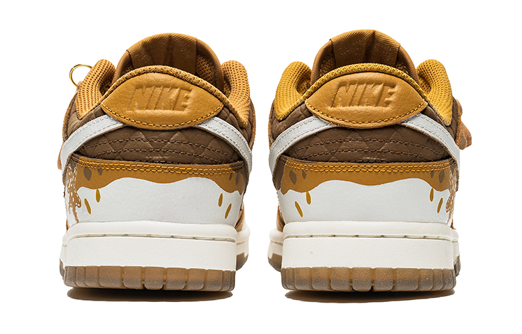 Shop (W) [Sepatu Kustom] Nike Dunk Low 'Gingerbread Chocolate Plaid' DX3374-700(TeamB-巧克力姜饼人S-BOX)