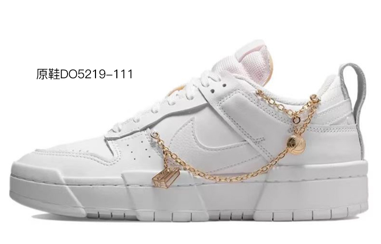 Sizing (W) [Sepatu Custom] Nike Dunk Low 'Gingerbread' Sprei Kue DO5219-111(Team叁-女款姜饼人)