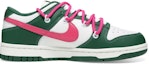 Lookbook (W) 나이키 덩크 로우 '협곡 그린 핑크 스우시' (57자) DD1503-300(Team36-女款粉钩双鞋带)