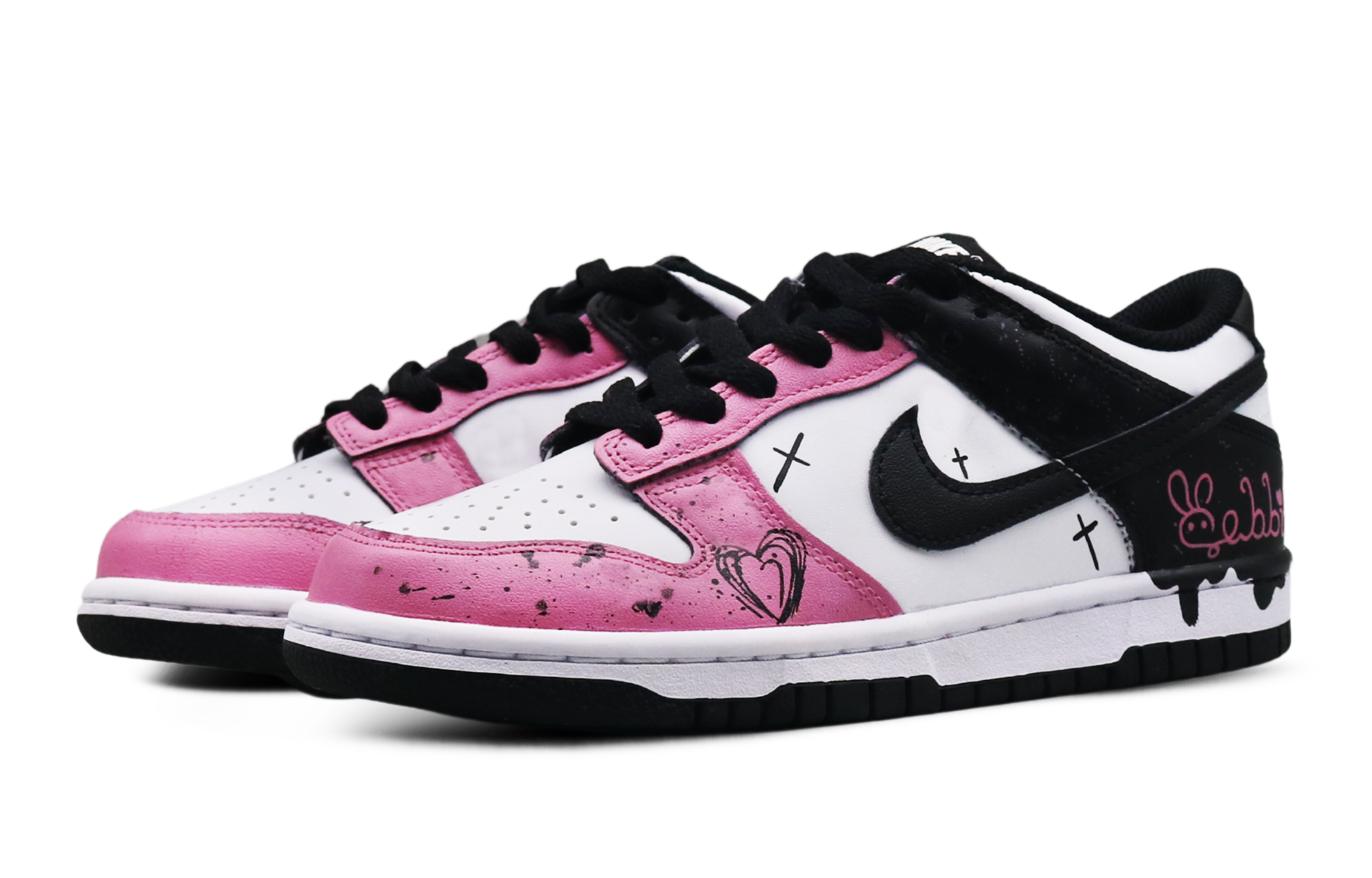 Nike Dunk Low Graffiti \"Pink/Black\" 美品 nike-dunk-low-graffiti-