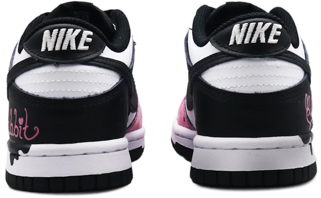 【訂製球鞋】Nike Dunk Low(GS) 哥德女孩 塗鴉 甜酷 流體 潑墨 低筒 滑板鞋 女款 粉黑 Shop 【訂製球鞋】Nike Dunk Low(GS) 哥德女孩 塗鴉 甜酷 流體 潑墨 低筒 滑板鞋 女款 粉黑