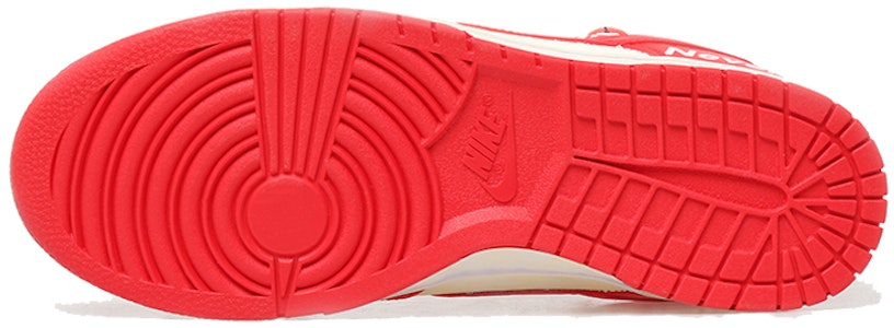 【客製化球鞋】Nike Dunk Low 彈幕 字母 Vibe風做舊 解構鞋帶 低筒 板鞋 女款 紅白 Details for 【客製化球鞋】Nike Dunk Low 彈幕 字母 Vibe風做舊 解構鞋帶 低筒 板鞋 女款 紅白
