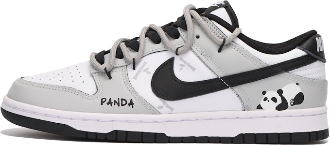(W) 나이키 덩크 로우 '그라피티 뱀부 그레이' (커스텀) CW1590-100(Team59-女款纯灰熊猫七SBOX) Order (W) 나이키 덩크 로우 '그라피티 뱀부 그레이' (커스텀) CW1590-100(Team59-女款纯灰熊猫七SBOX)
