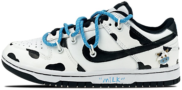 custom-shoes-women-nike-dunk-low-graffiti-cow-deconstructed-bouquet