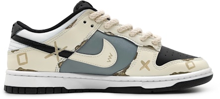 【客製化球鞋】 Nike Dunk 一心製造 潮流塗鴉 客製化 個性身份 NO繡章 情侶款 520專屬鞋盒 低筒 滑板鞋 女款 米黑 Lookbook 【客製化球鞋】 Nike Dunk 一心製造 潮流塗鴉 客製化 個性身份 NO繡章 情侶款 520專屬鞋盒 低筒 滑板鞋 女款 米黑