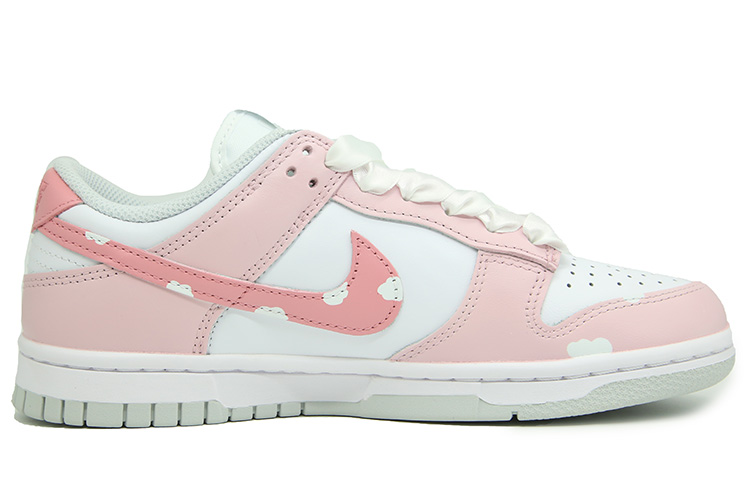 Lookbook 【定製球鞋】Nike Dunk 塗鴉日記 復古 可愛 清新 少女風 防滑減震耐磨輕便 低筒 板鞋 女款 粉白