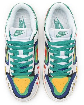 (W) 【カスタムシューズ】(女性用) ナイキダンクロー 'グラフィティフライスマイル' DD1503-112(TeamB-女款热成像白绿) Shop (W) 【カスタムシューズ】(女性用) ナイキダンクロー 'グラフィティフライスマイル' DD1503-112(TeamB-女款热成像白绿)