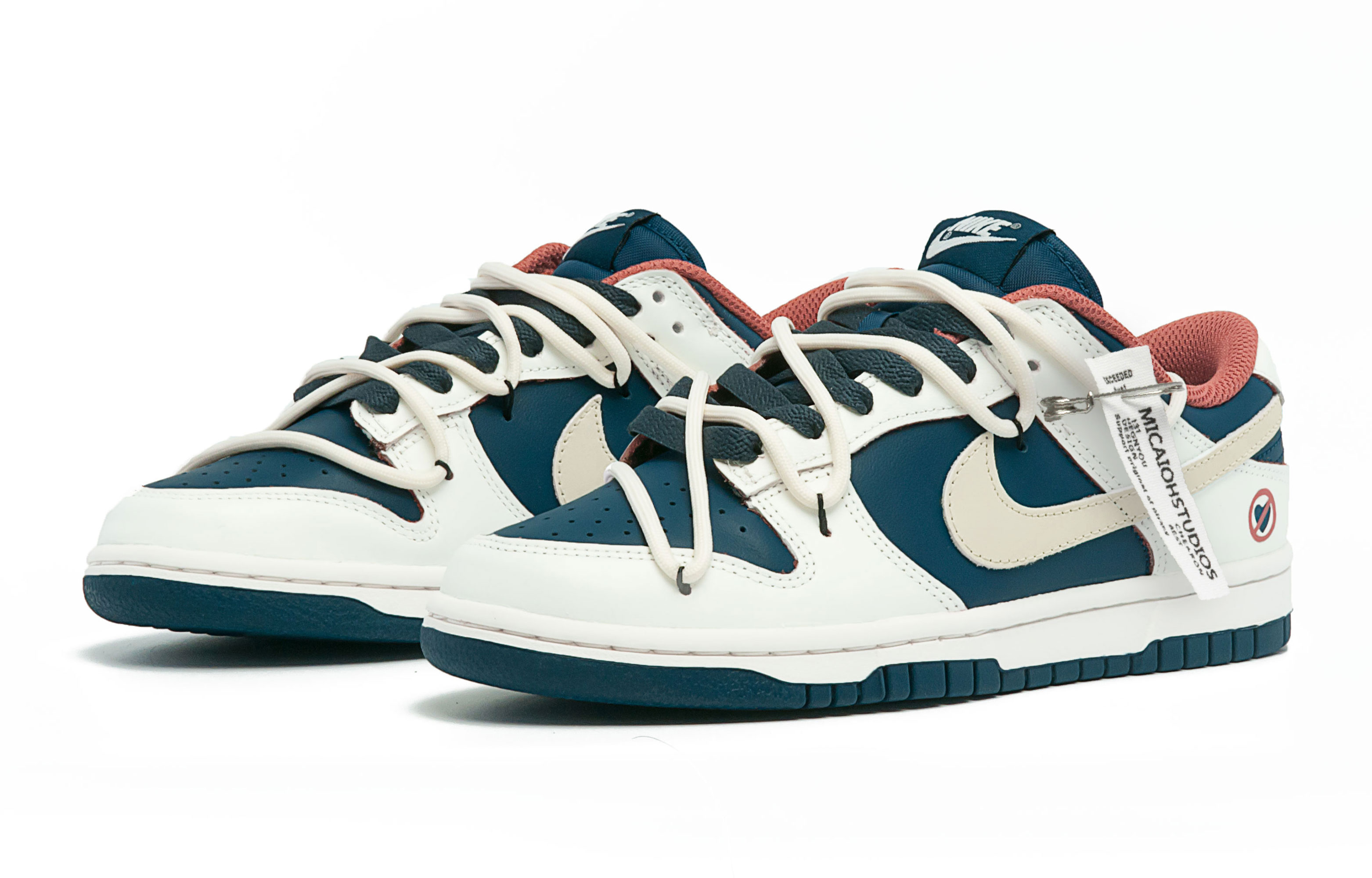 Lookbook (W) カスタム Nike Dunk Low グラフィティ青ベージュ DD1503-602(Team94-女款禁止爱恋)