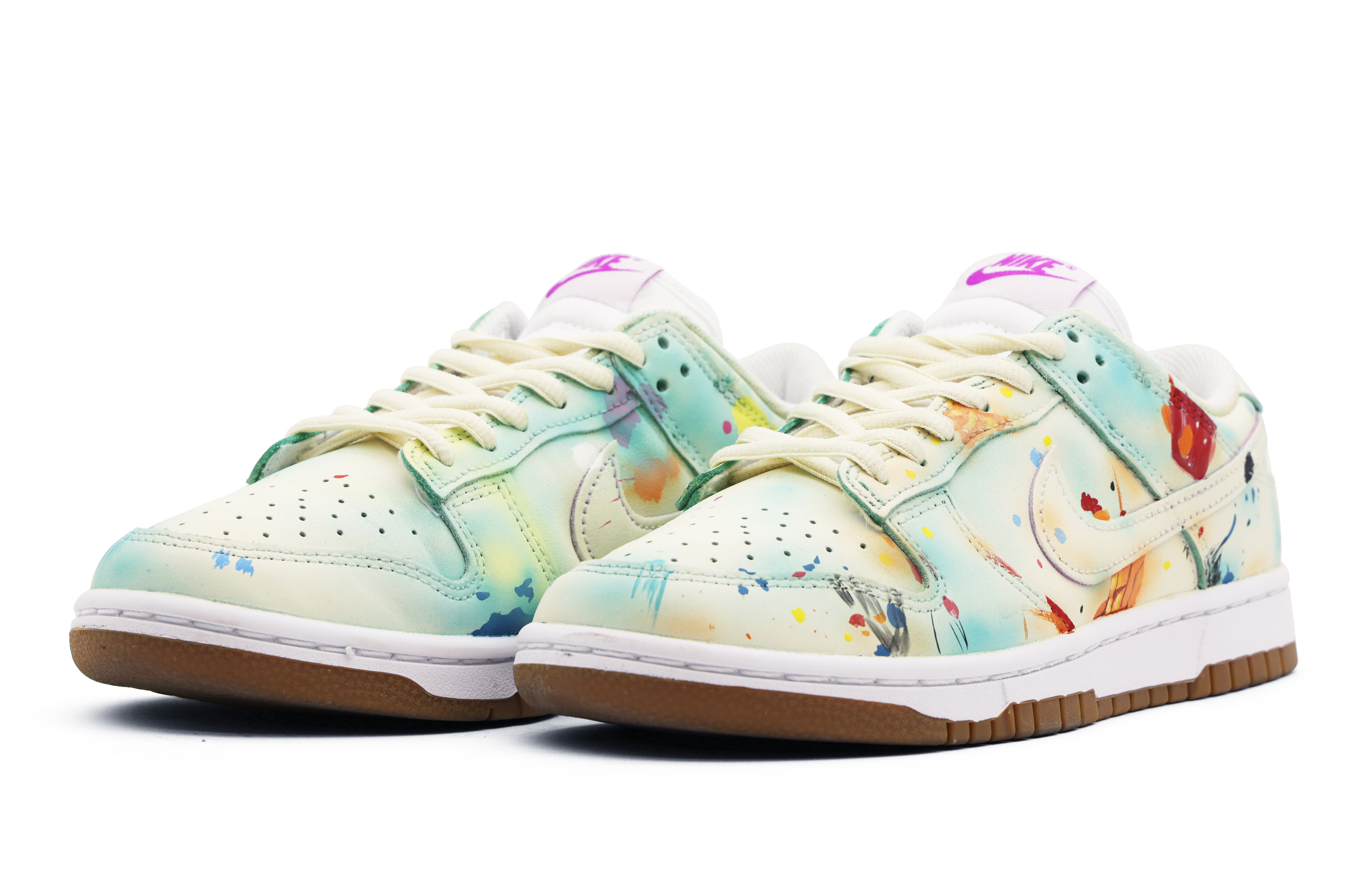 Lookbook (W) Zapatillas Nike Dunk Low 'Graffiti Día de la Independencia Beige Rojo Verde' FD9922-151-459029