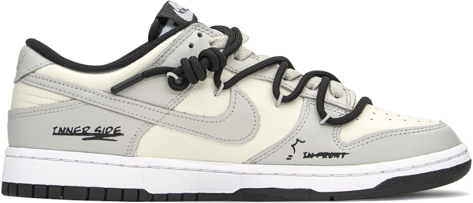 (W) 나이키 덩크 로우 '그라피티 무드 블랙 그레이' (커스텀) CW1590-100(TeamA-涂鸦心情S-BOX) Order (W) 나이키 덩크 로우 '그라피티 무드 블랙 그레이' (커스텀) CW1590-100(TeamA-涂鸦心情S-BOX)