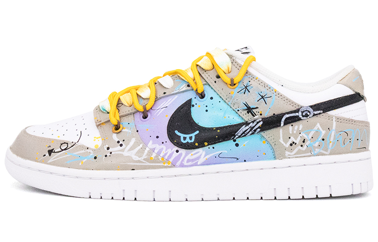 [Custom Shoes] (W) Nike Dunk Low 'Graffiti Wall'
