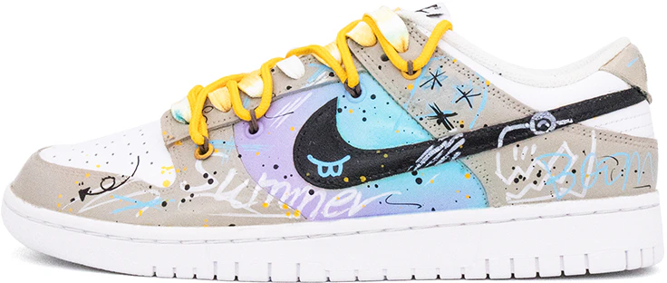 custom-shoes-women-nike-dunk-low-graffiti-wall