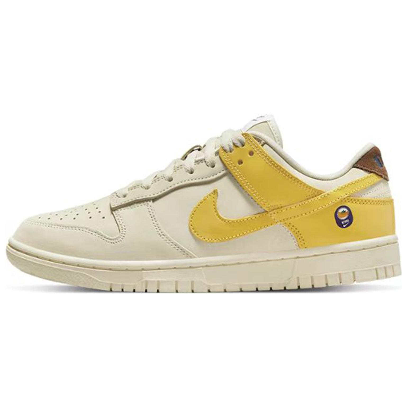 Purchase 【定製球鞋】Nike Dunk Low 青香蕉 清新乾淨 雙鞋帶 低幫 板鞋 女款 綠棕