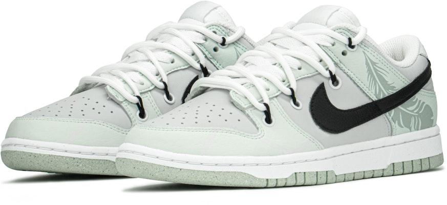 (W) 나이키 덩크 로우 '녹흑 깃털' (Nike Dunk Low 'Green Black Feather') DN1431-102(TeamA-DK女羽毛绿黑S-BOX) Lookbook (W) 나이키 덩크 로우 '녹흑 깃털' (Nike Dunk Low 'Green Black Feather') DN1431-102(TeamA-DK女羽毛绿黑S-BOX)