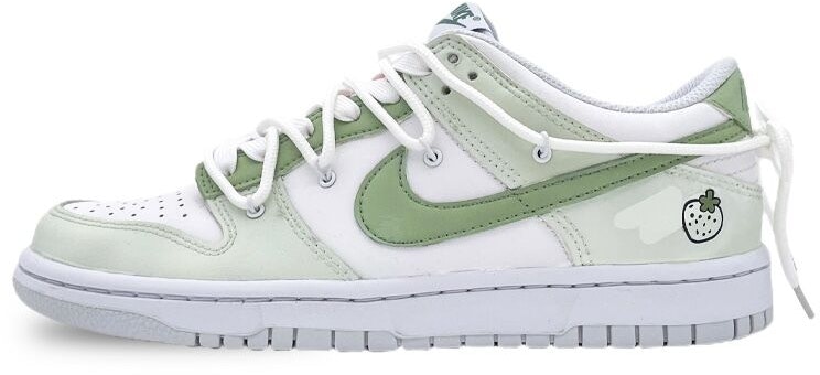 custom-shoes-women-nike-dunk-low-green-coconut-jelly