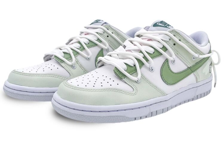 Lookbook (W) 나이키 덩크 로우 '녹색 코코넛 젤리' (커스텀) FD1232-002(TEAM44-绿椰奶冻冰)
