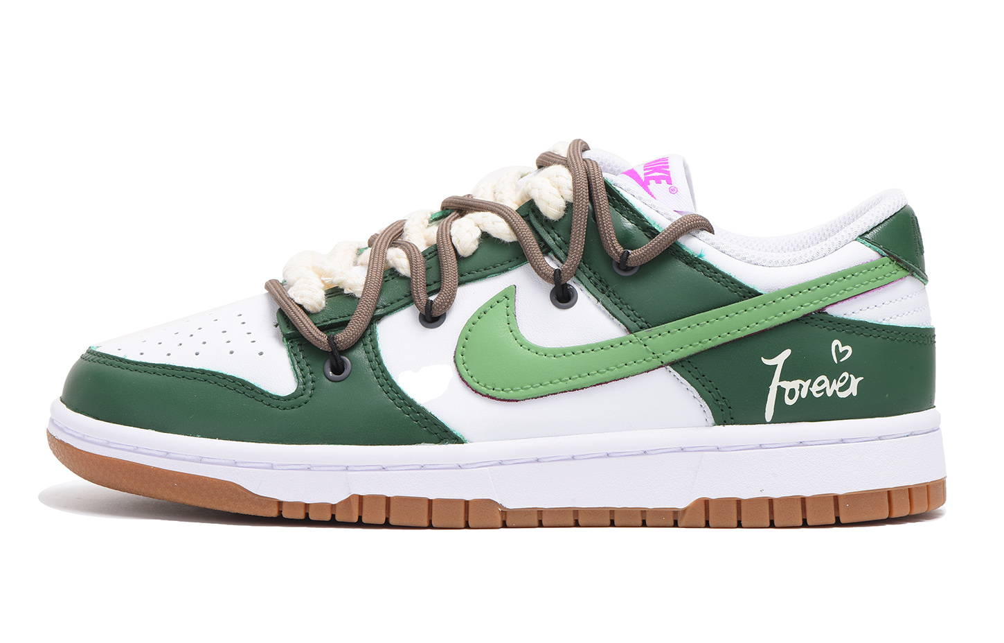 Buy (W) 【カスタムシューズ】（女性用）ナイキ ダンク ロー「グリーンレターズ」 FD9922-151(Team59-女款绿字母)