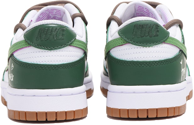 (W) 【カスタムシューズ】(女性用)ナイキ ダンク ロー「グリーンレターズ」 FD9922-151(Team59-女款绿字母) Shop (W) 【カスタムシューズ】(女性用)ナイキ ダンク ロー「グリーンレターズ」 FD9922-151(Team59-女款绿字母)