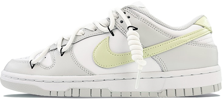 custom-shoes-women-nike-dunk-low-green-little-forest