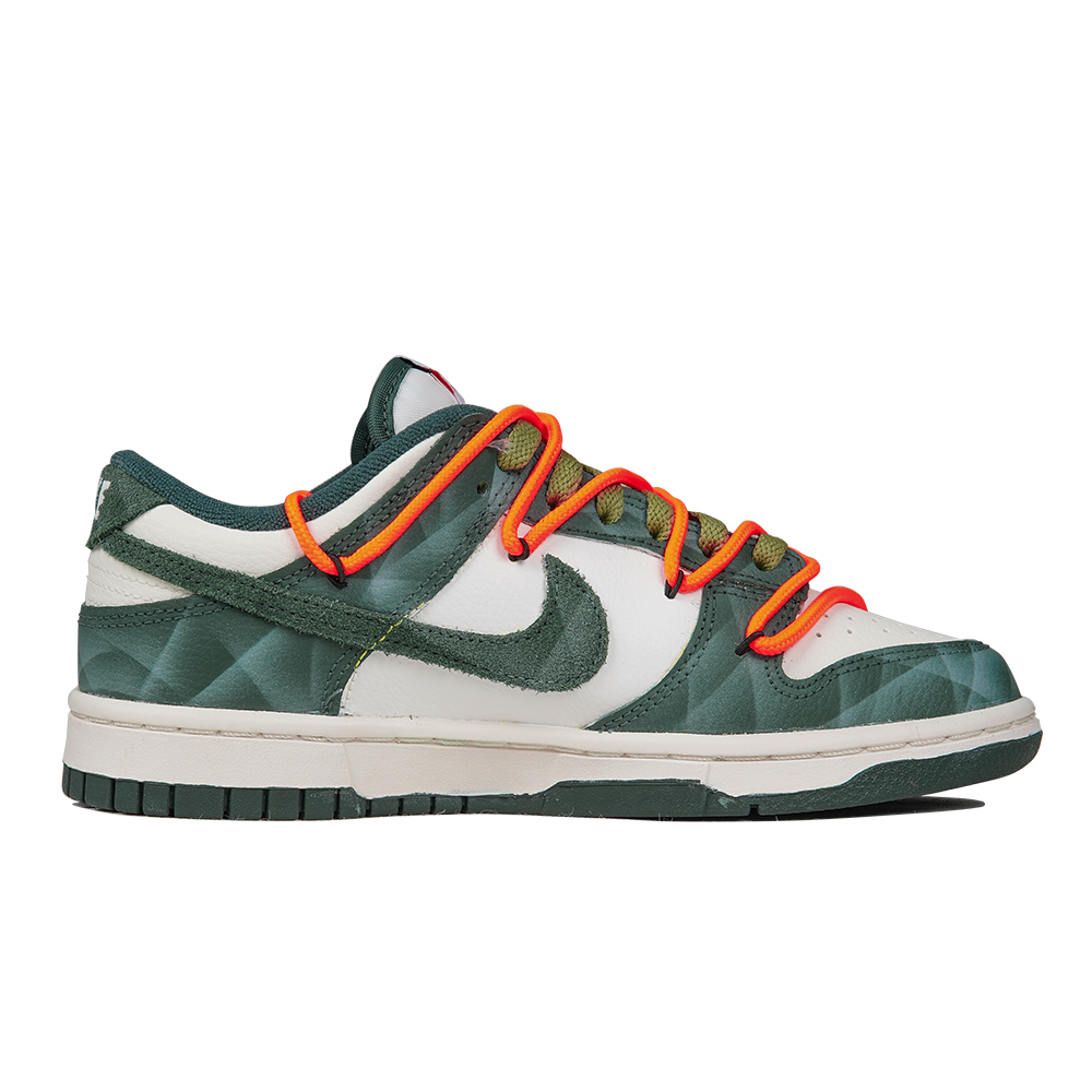 Order (W) [Sepatu Kustom] Nike Dunk Low 'Kekacauan Marmer Hijau' FD0350-133(TeamP-女款浑沌点阵绿色)