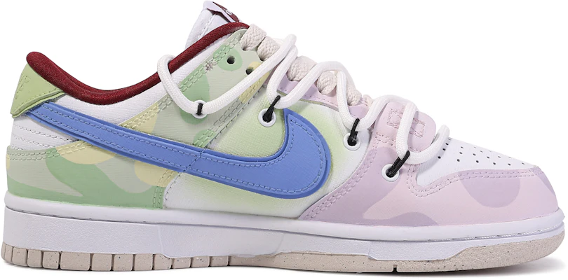 (W) 【定制鞋】耐克Dunk Low '绿野花' DV1160-100(TeamM-绿野FLOWER) Order (W) 【定制鞋】耐克Dunk Low '绿野花' DV1160-100(TeamM-绿野FLOWER)