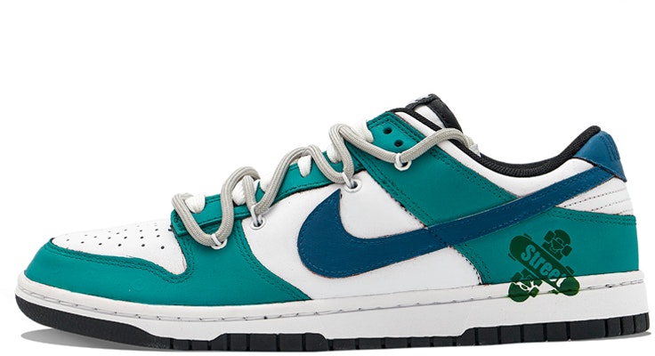 【定制球鞋】 Nike Dunk Low 熊貓 Vibe潮流簡約風 滑板少年 塗鴉 低筒 板鞋 女款 綠色 Buy 【定制球鞋】 Nike Dunk Low 熊貓 Vibe潮流簡約風 滑板少年 塗鴉 低筒 板鞋 女款 綠色