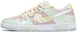 Buy (W) 나이키 덩크 로우 '그린 핑크' 커스텀 (Nike Dunk Low 'Green Pink' Custom) FB9109-100(TeamA-花期)