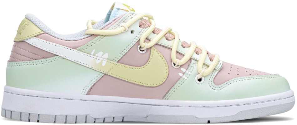 (W) 나이키 덩크 로우 '그린 핑크' 커스텀 (Nike Dunk Low 'Green Pink' Custom) FB9109-100(TeamA-花期) Lookbook (W) 나이키 덩크 로우 '그린 핑크' 커스텀 (Nike Dunk Low 'Green Pink' Custom) FB9109-100(TeamA-花期)