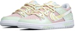 Shop (W) 나이키 덩크 로우 '그린 핑크' 커스텀 (Nike Dunk Low 'Green Pink' Custom) FB9109-100(TeamA-花期)