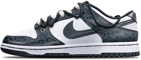 【定製球鞋】 Nike Dunk Low Green Strike 手繪噴繪豹紋暗花 Vibe風格 復古休閒 低幫 板鞋 女款 黑白熊貓 Buy 【定製球鞋】 Nike Dunk Low Green Strike 手繪噴繪豹紋暗花 Vibe風格 復古休閒 低幫 板鞋 女款 黑白熊貓
