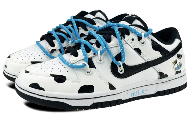 Lookbook (W) [Sepatu Custom] Nike Dunk Low 'Green Strike Cow Graffiti' DD1503-106(Team叁-女款奶牛解构)