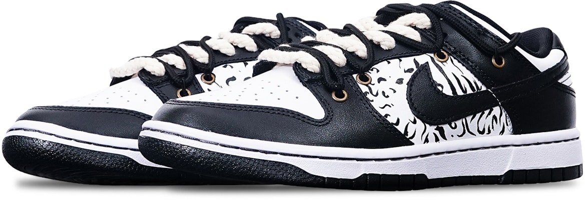 【定製球鞋】 Nike Dunk Low Green Strike 手繪噴 虎年限定 虎紋 Vibe風格 復古休閒 低幫 板鞋 女款 黑白 Lookbook 【定製球鞋】 Nike Dunk Low Green Strike 手繪噴 虎年限定 虎紋 Vibe風格 復古休閒 低幫 板鞋 女款 黑白